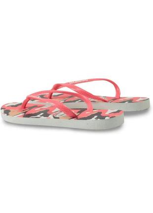 Вьетнамки женские havaianas slim camu белые 35/36 eu2 фото