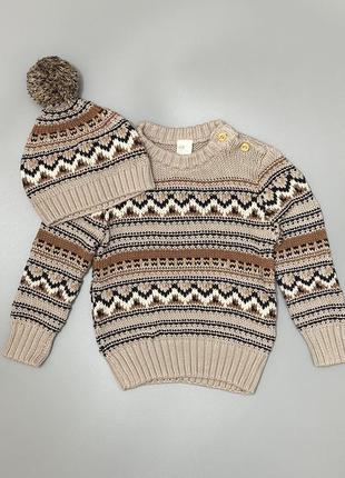 Свитер с шапочкой h&m