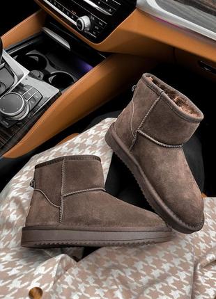 Угги ugg classic mini brown