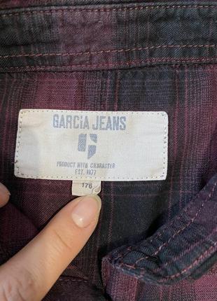 Рубашка в клетку / рубашка garcia jeans3 фото
