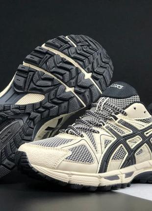 Чоловічі кросівки asics: комфорт та стиль у демісезоні! / чоловічі кросівки asics gel-kahana beige gold black асикс повсякденні текстиль демісезон