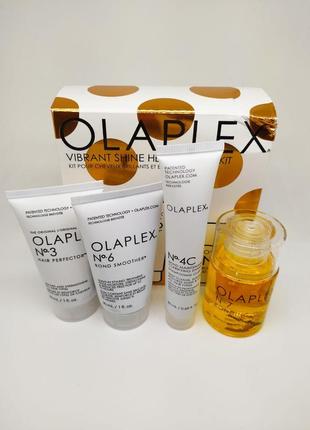 Набор бестселлеров olaplex vibrant shine healthy hair kit