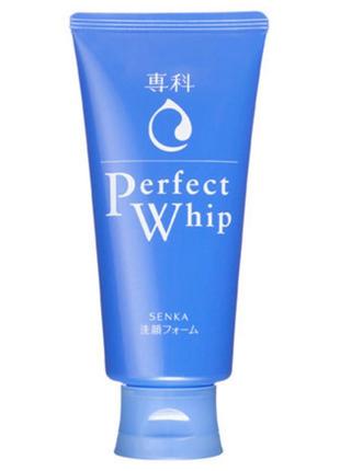 Пінка для вмивання shiseido perfect whip cleansing foam, японія