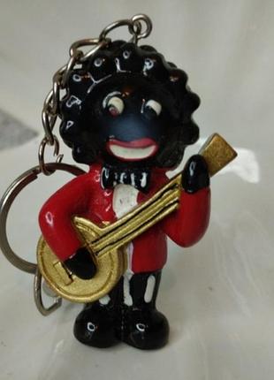 Golly брелок музыкант гитарист фигурка Англия 1950х