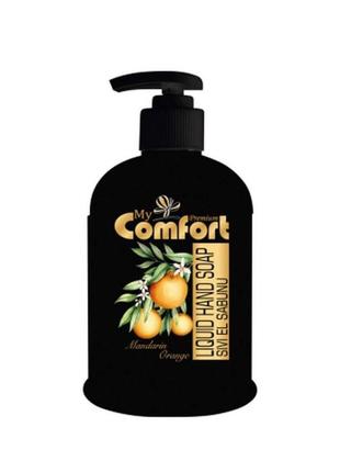 Новорічне рідке мило з ароматом мандарина та апельсина my comfort,400мл