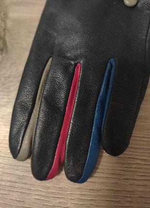 Шикарные перчатки из натуральной кожи премиум класса vera tucci , размер м7 фото