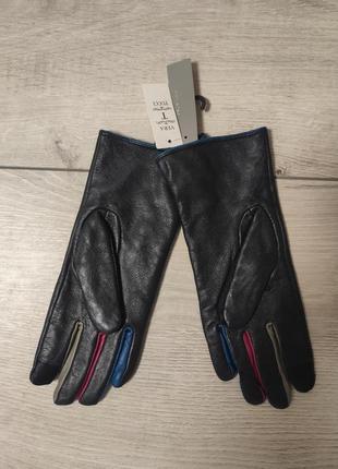 Шикарные перчатки из натуральной кожи премиум класса vera tucci , размер м3 фото