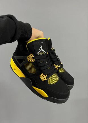 Мужские кроссовки nike air jordan 4 retro'thunder'