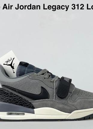 Nike air jordan legacy 312 low кроссовки мужские замшевые найк джордан осенние демисезонные демисезонные демисезонные высокие топ качество4 фото