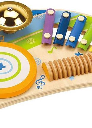 Hape mighty mini band wooden hotsell percussion instrument