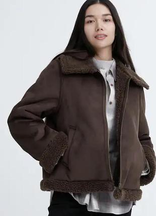 Uniqlo дубленка, куртка оригинал
