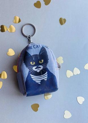 Брелок кошелек кот