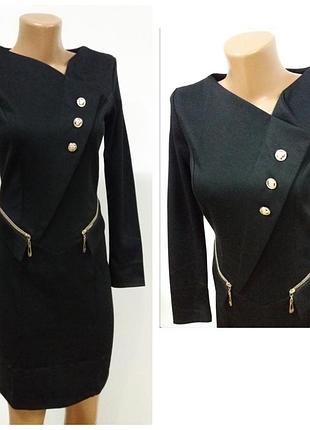 Черное красивое платье