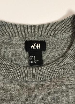 Свитшот, свитер h&amp;m базовый.7 фото