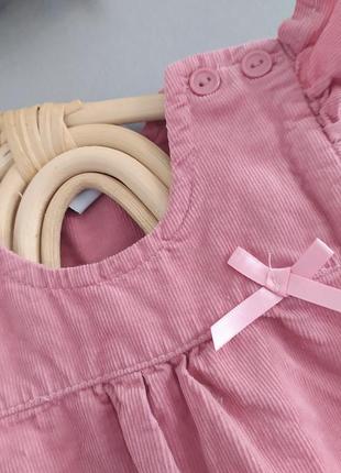 Ромпер, вельветові штани, півкомбінезон для дівчинки 6-9міс2 фото