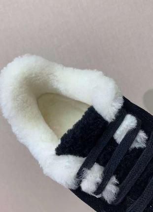 Меховые кроссовки в стиле brunello cucinelli10 фото