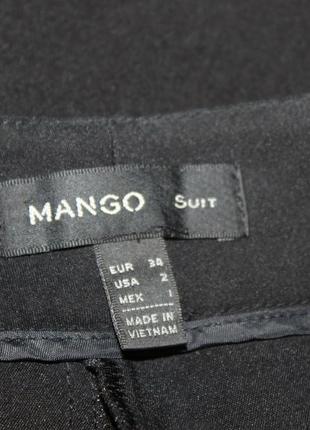 Плотные женские черные брюки mango suit xs2 фото