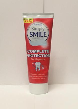 Зубна паста simply smile відбілююча велика економна упаковка 295 гр2 фото