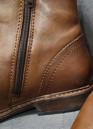 Женские кожаные демисезонные ботинки от британского бренда 5th avenue7 фото