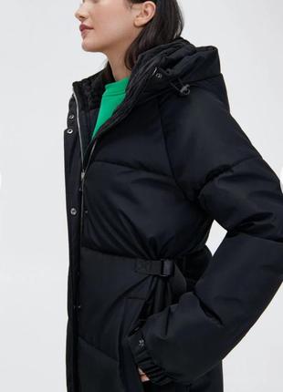 Пуховик пальто зимнее удлиненное парка куртка фирменное cropp3 фото