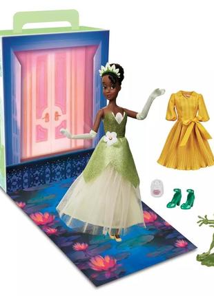 Лялька тіана disney story - принцеса і жаба, дісней оригінал