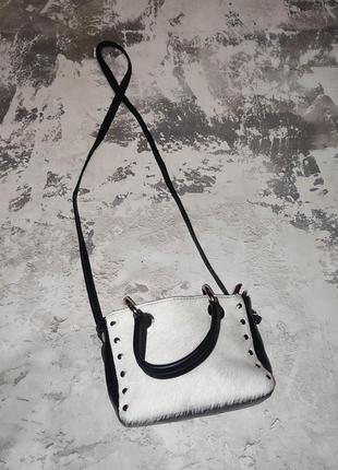 Малесенька шкіряна сумочка genuine leather borse in pelle італія