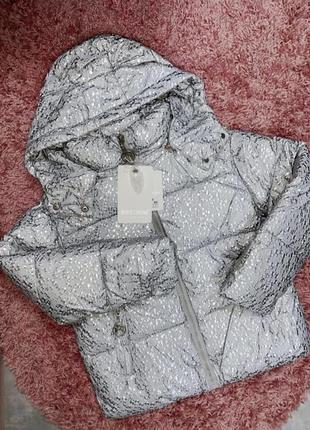 Куртка monte cervino серебряная стильная и теплая1 фото