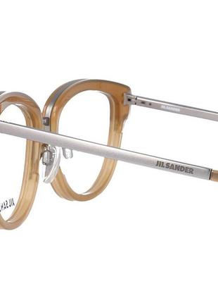 Новая оправа jil sander титановая 🔥 очки джил сандер жиль зандер оригинал медовые10 фото