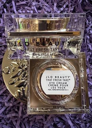 Потужний антивіковий крем для шкіри навколо очей jlo beauty that fresh take eye cream with peptides3 фото