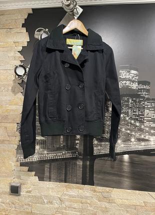 Женская куртка жакет пиджак черная бренд