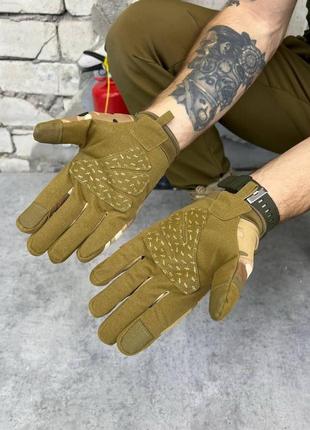 Водонепроникні рукавички з кісточками soft shell на флісі. рукавиці військові утеплені зимові3 фото