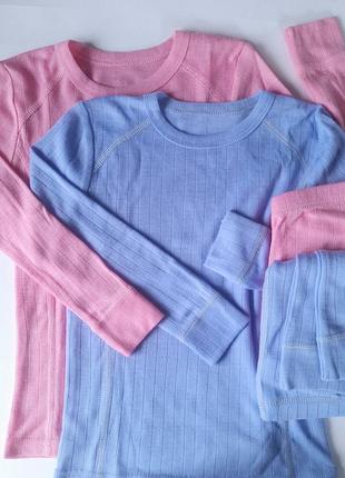 Термобелье детское из шерсти мериноса 100% tm babyko. пижама. выбор цветов8 фото