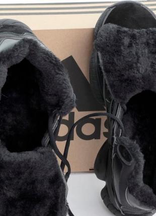 Топ ❗️ зимові кросівки з хутром adidas yeezy 500 high "winter" ❄️7 фото