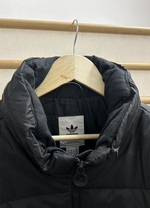 Чоловіча чорна куртка adidas trefoil оригінал4 фото