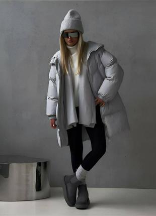 Женская зимняя куртка пальто до -30⁰❄️ холодная зима❄️