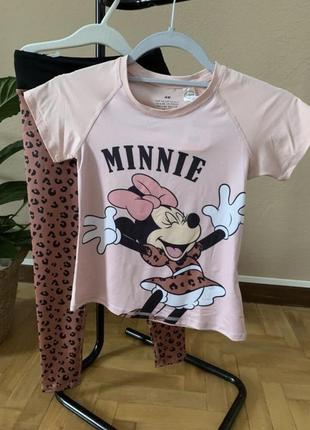 Спортивный костюм лосины h&m minni mays disney