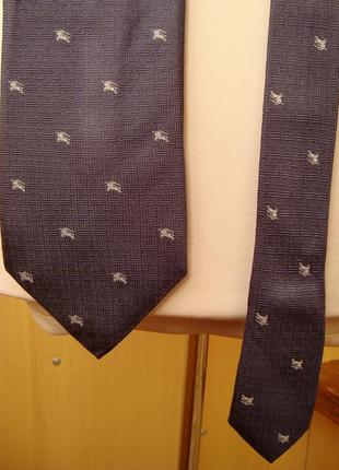 Burberry, шовк, оригінал, краватка.3 фото
