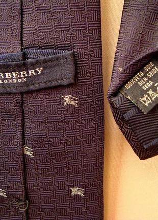 Burberry, шовк, оригінал, краватка.6 фото