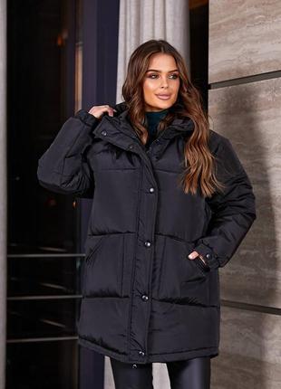 Жіноче тепла зимова куртка,пальто,парка,пуфер,женская зимняя тёплая куртка1 фото