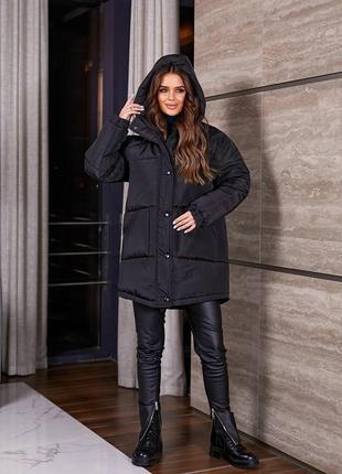 Жіноче тепла зимова куртка,пальто,парка,пуфер,женская зимняя тёплая куртка2 фото