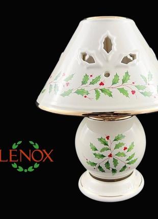 Lenox «holiday» candle lamp настільна лампа-свічка4 фото