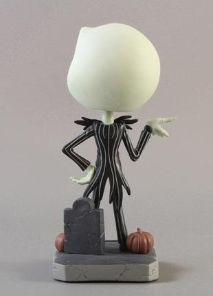 Фигурка джек скеллингтон в подарочной коробке. игровая фигурка jack skellington 16 см. статуэтка кошмар перед4 фото