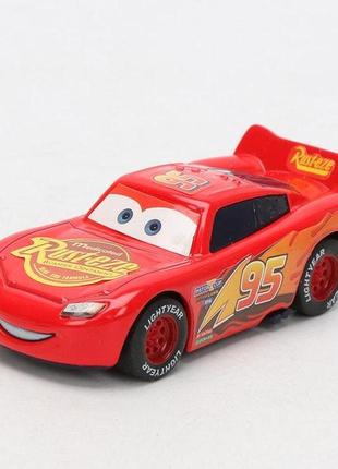 Автомобіль блискавка макквін із м/ф cars resteq. інерційна машинка lightning mcqueen. машинки тачки