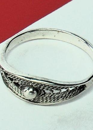 Кольцо перстень серебро ссср 875 проба 1,59 грамма размер 172 фото