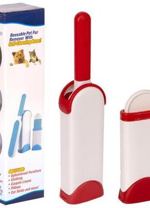 Щетка для удаления шерсти животных с мебели, ковров, одежды pet fur 7892 knz