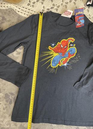 🕷️ пижама marvel 134-140 8-9-10 мерч марвел человек паук spiderman домашний костюм хлопок темно-синий5 фото