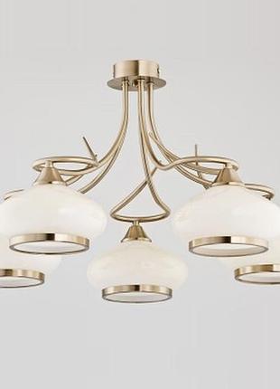 Люстра подвесная  античное золото