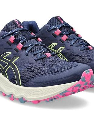 Жіночі кросівки для бігу asics trabuco terra 2 синій, різнокольоровий 39 (spu1012b427-400 39)