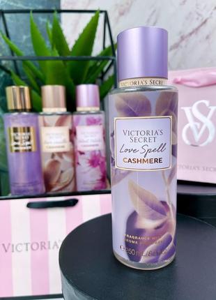 Сет 3 спреї по 10мл victoria's secret love spell cashmere bare vanilla velvet petals вікторія сікрет5 фото
