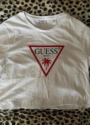 Топ футболка guess triangle logo top5 фото